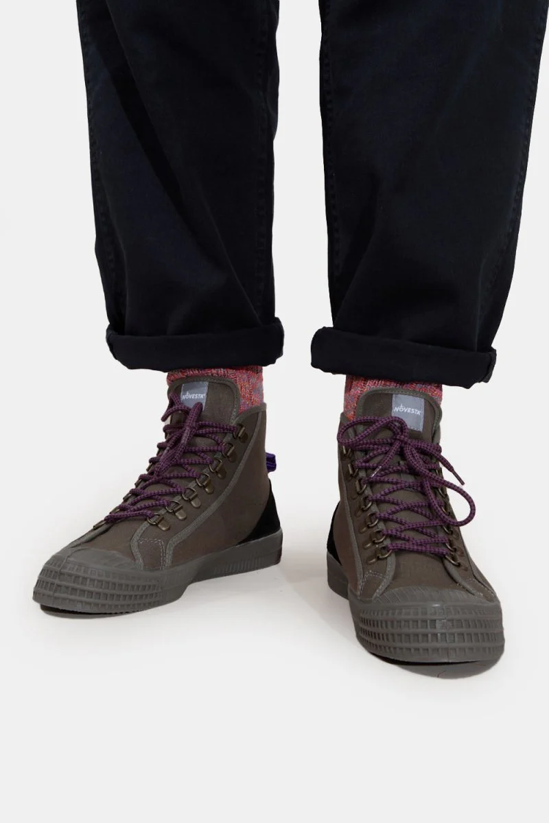 Novesta Star Dribble Hiker (Dark Grey/Grey/Purple) - Image 3