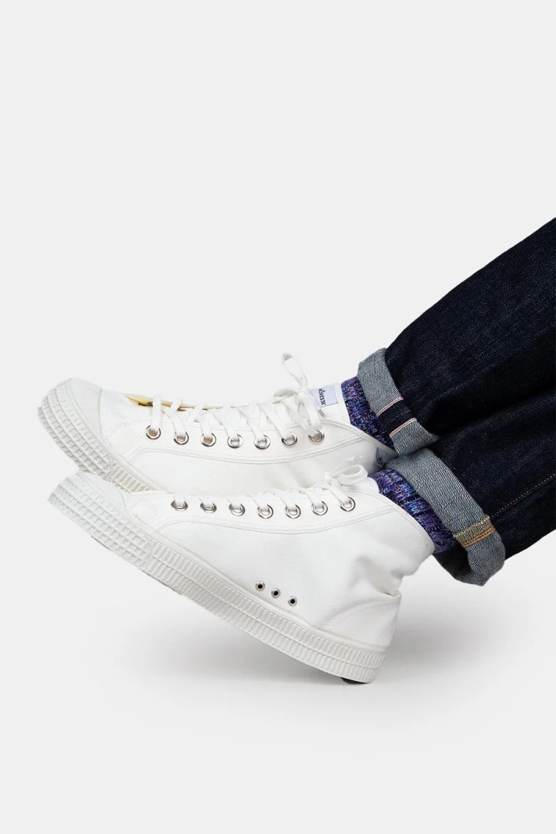 Novesta Star Dribble Trainers (White) - Image 6