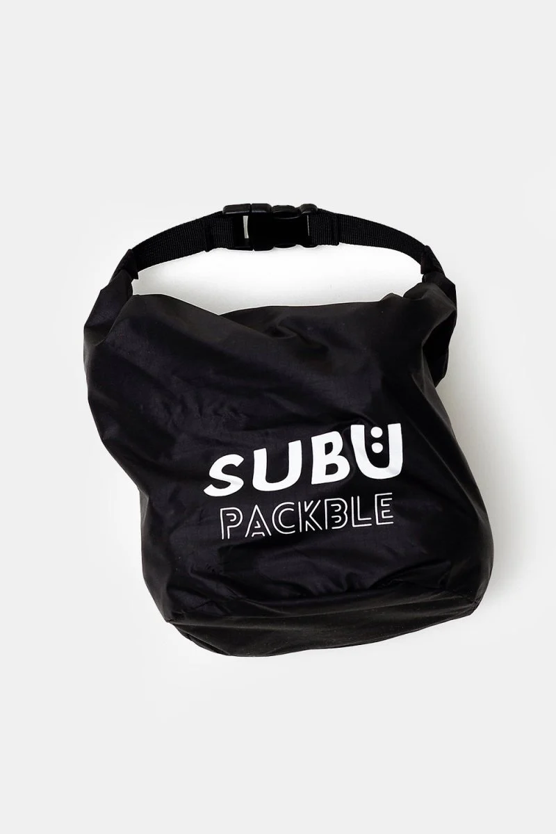 SUBU Indoor Outdoor Packable Slippers (Gloss Black) - Image 8